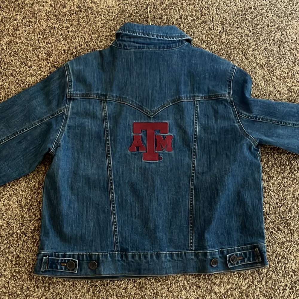 Wrangler Texas A&M Women’s Jean Jacket Size XL